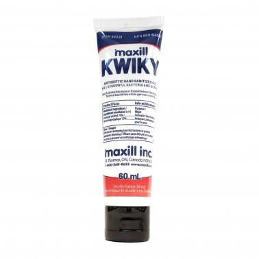 maxill KWIKY 60ml Antiseptic Hand Sanitizer Gel