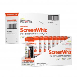 HyperGear 2-in-1 Screen Cleaning Retail Kit (8pk w/ POP Display)