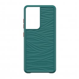 Samsung Galaxy S21 Ultra 5G LifeProof Green/Orange (Down Under) Wake Recycled Plastic Case