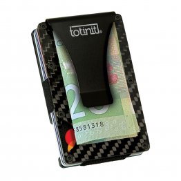 Totinit Vault Carbon Fiber RFID Wallet