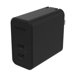 Mophie 67W Dual USB-C Speedport GaN Wall Charger - Black