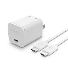 Mophie 30W USB-C Speedport GaN Wall Charger w/Cable - White