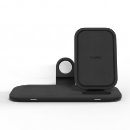 Mophie universal black wireless charge pad w/stand