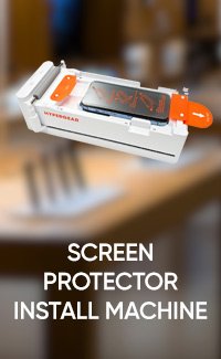 hypergear glass install machine