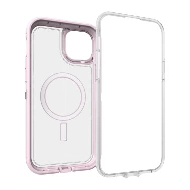 iPhone 15 Plus and iPhone 14 Plus Defender Series XT Clear Case for MagSafe