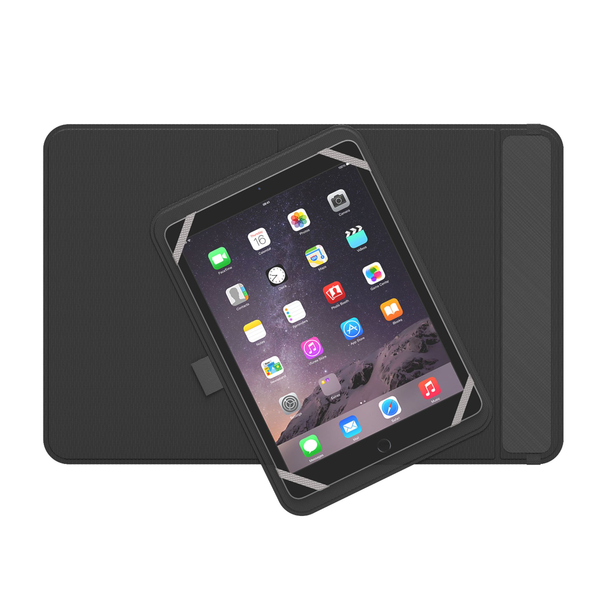 Universal PureGear Black Folio Case for 7-8" Tablets